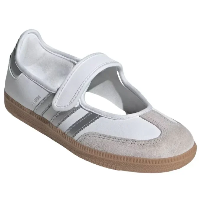 Adidas Samba Jane “White Silver Metallic”