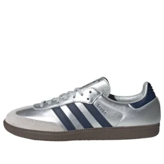Adidas Samba OG “Matte Silver Night Indigo Gum”