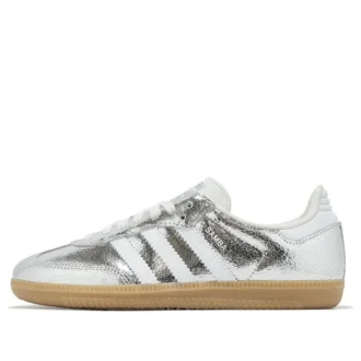 Adidas Samba OG “Silver Metallic Cracked Leather”