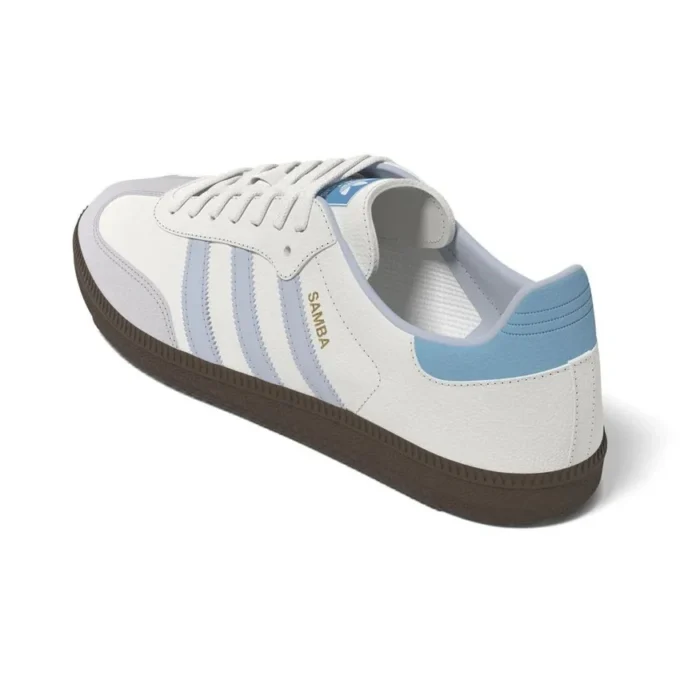 Adidas Samba OG “White Halo Blue Gum”