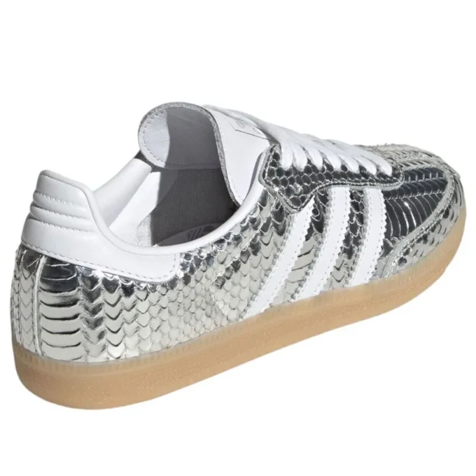 Adidas Samba Patent Snakeskin “Silver Metallic”
