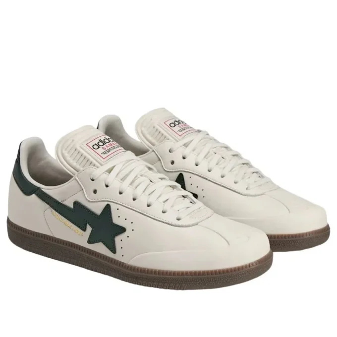 Adidas X a Bathing Ape Samba “White Forest”