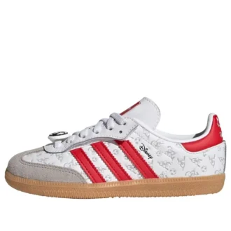 Adidas X Disney Samba OG Comfort Elastic Lace “White Better Scarlet”