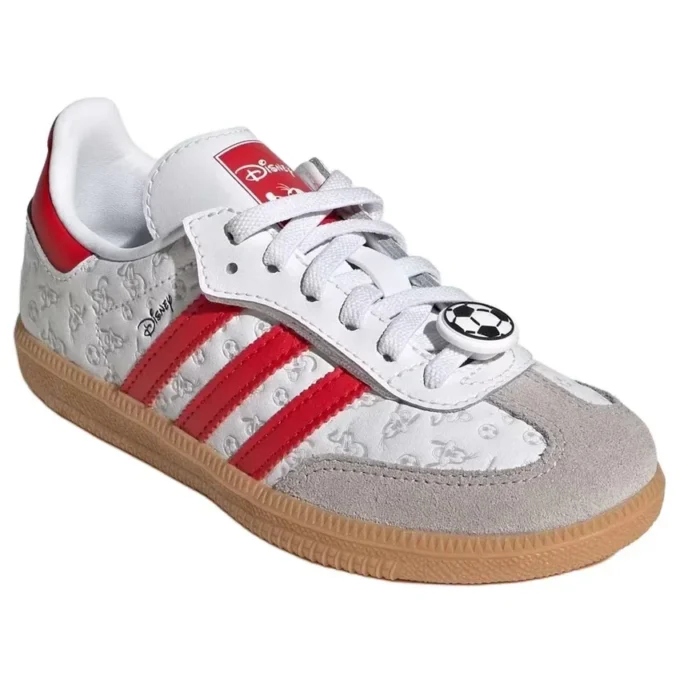 Adidas X Disney Samba OG Comfort Elastic Lace “White Better Scarlet”
